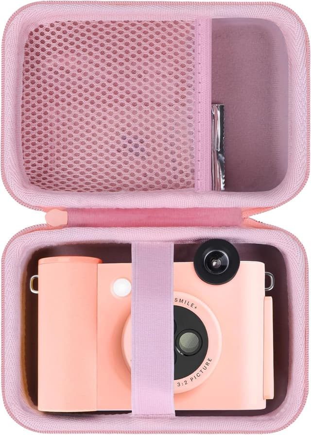 Detalle de Lebakort Hard Carry Case for Kodak Smile+ 2-in-1 Instant Print Camera & Photo Printer (Pink)