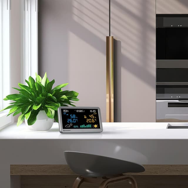 Detalle de Bresser MeteoTemp TBH Funk-Wetterstation