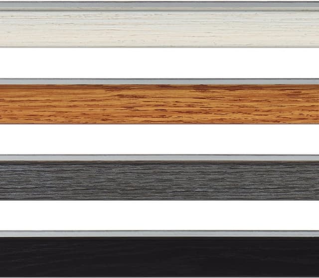 Detalle de walther design Cadre photo design bohème gris 40 x 50 cm bord extérieur argenté EN050D