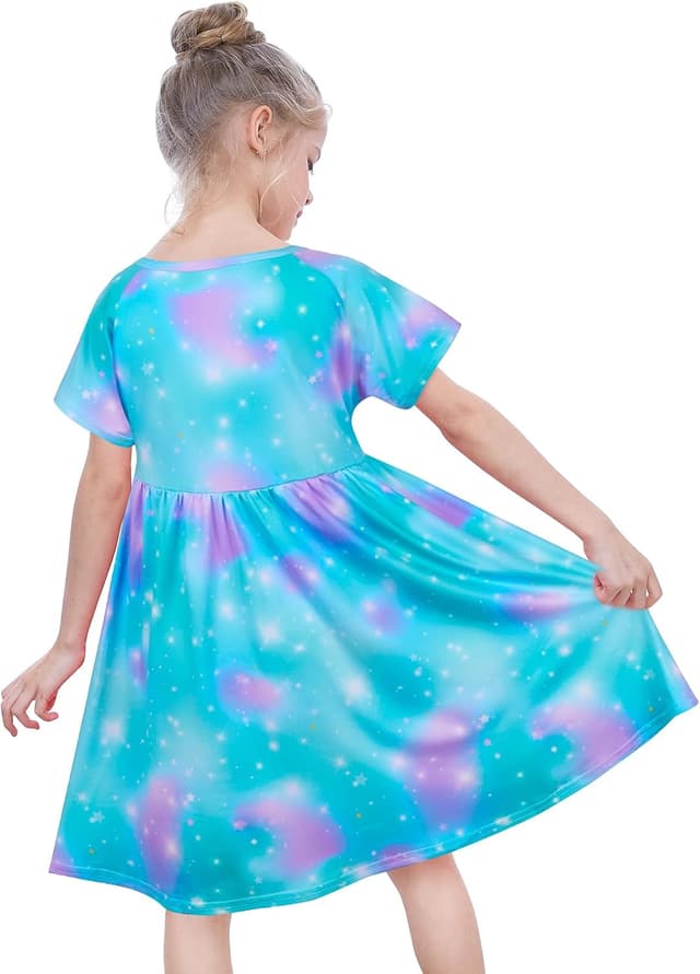 Thumbnail 2 de ICOSY Girls Nightgown Unicorn Dress 3T
