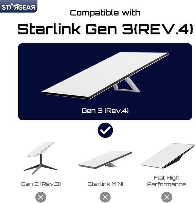 Thumbnail 1 de Starlink Gen 3 Mount for Roof and RV 📡
