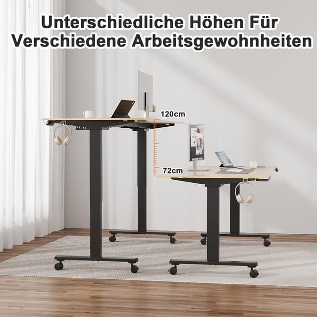 Detalle 2 de JUMMICO scrivania elettrica regolabile 100 kg