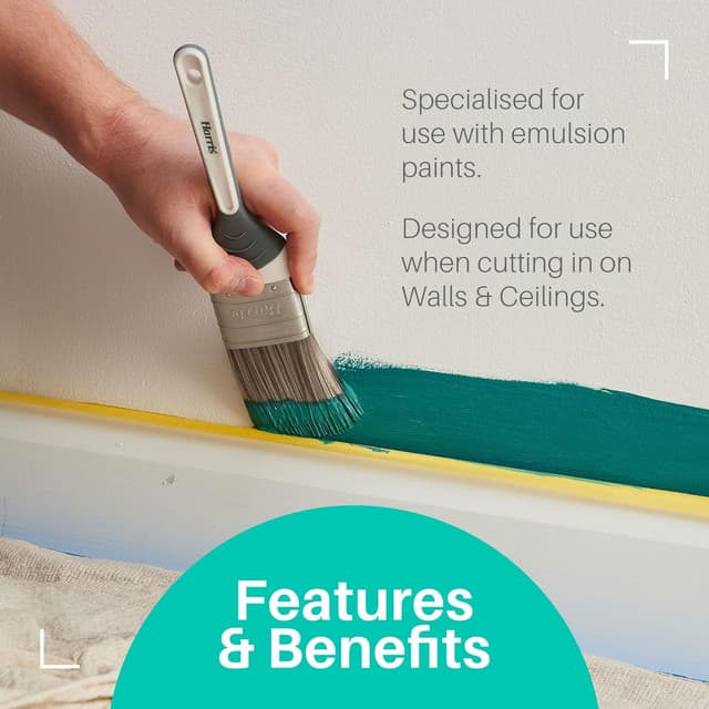 Thumbnail 6 de Harris Seriously Good Paintbrush Set (5-Piece) – 0.5, 1, 1.5 and 2 inch Brushes