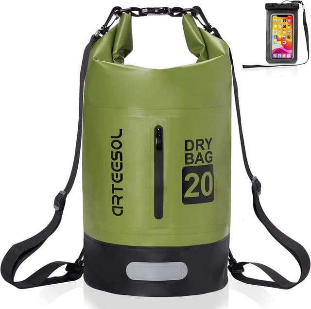 Detalle de Waterproof Dry Bag Waterproof Backpack Dry Sack (5L, 10L, 20L, 30L) with Adjustable Shoulder Straps