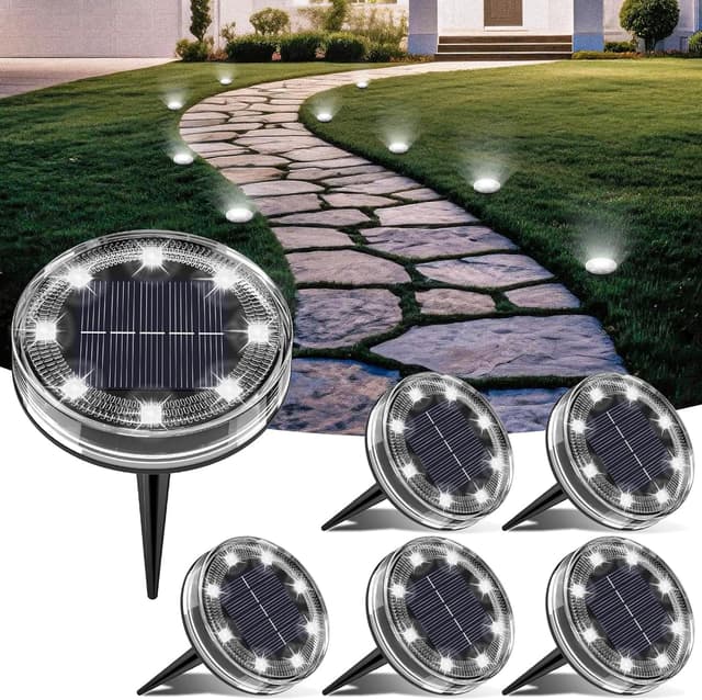 Detalle de LOTMOS Solar ground lights 8 LED