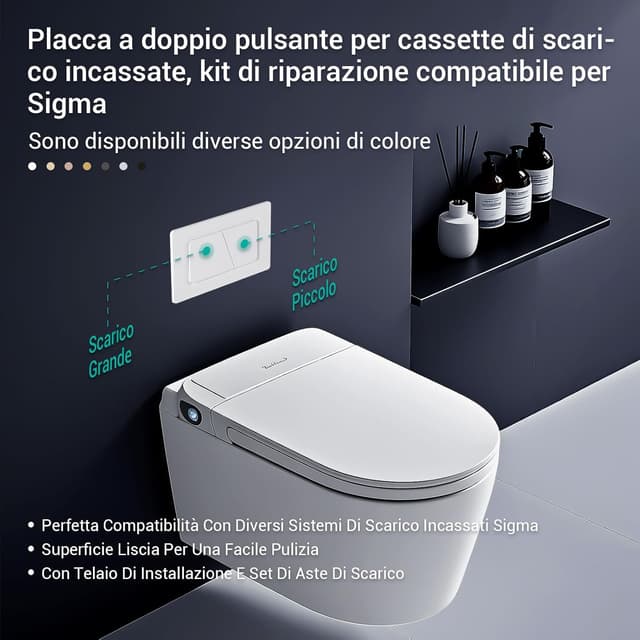 Thumbnail 1 de Empyreal Placca di Comando WC 243×163 mm