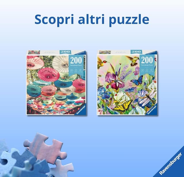 Detalle de Ravensburger Puzzle 200 pezzi Iris, puzzle per adulti +14 anni floreale 21 x 33 cm