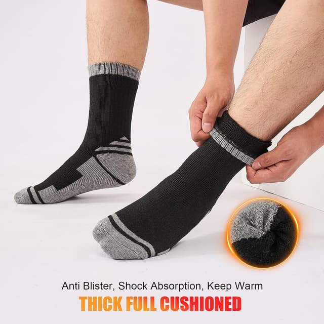 Thumbnail 2 de Stoeury Merino Wool Hiking Socks 3 Pairs