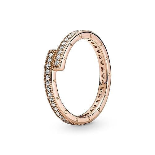 Detalle de PANDORA Anillo 52 chapado oro rosa