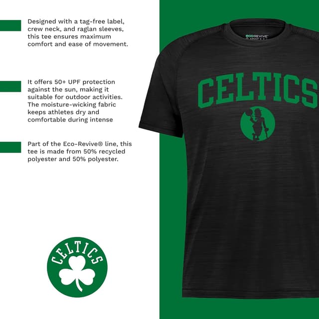 Detalle de Holloway NBA All-Pro Tee Lightweight Basketball T-Shirt (Eco-Revive, 50+ UPF)