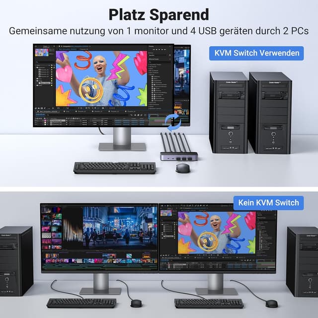 Thumbnail 5 de UGREEN HDMI KVM Switch 4K@60Hz