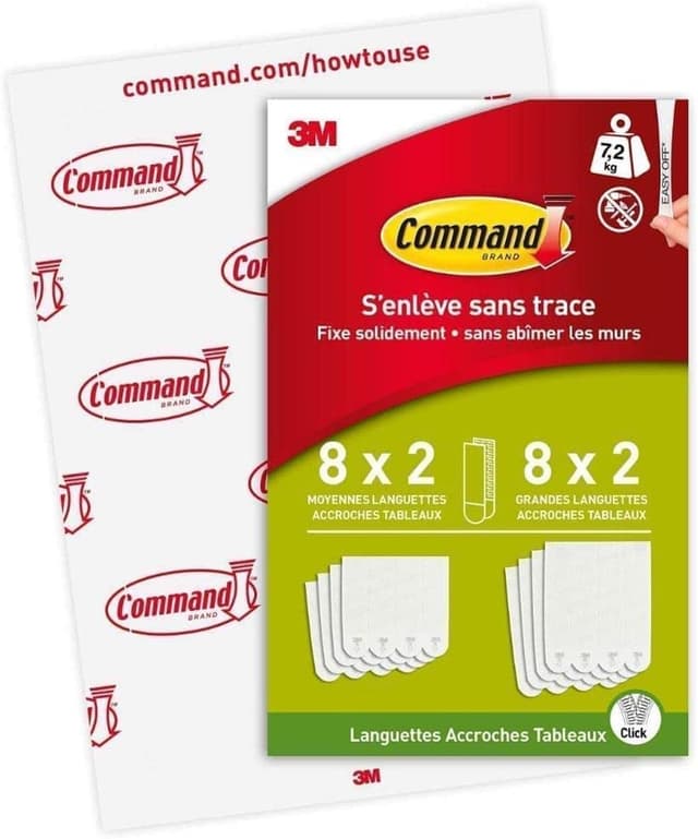 Detalle 2 de Command Strisce appendiquadri adesive 45x60 cm