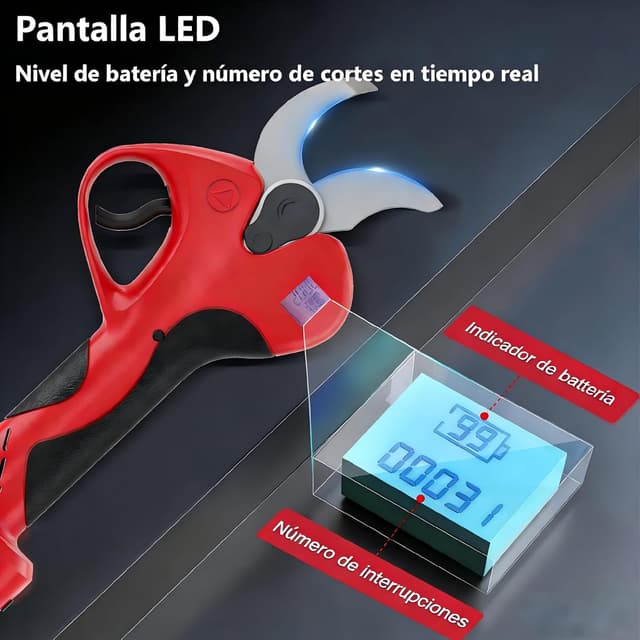 Thumbnail 5 de OUTIGO Tijeras de Podar Eléctricas 40 mm 800W