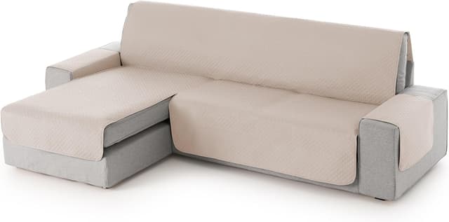 Detalle de Textilhome Copridivano 3 Posti 200 cm Beige