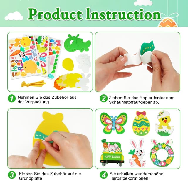 Thumbnail 6 de AFXXE Osterbastelset 10 Stück