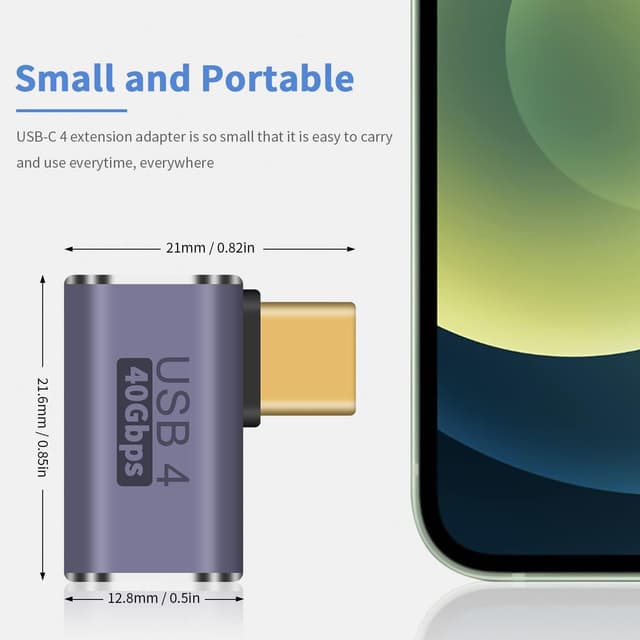 Thumbnail 5 de Duttek USB C Adapter 40 Gbps đ