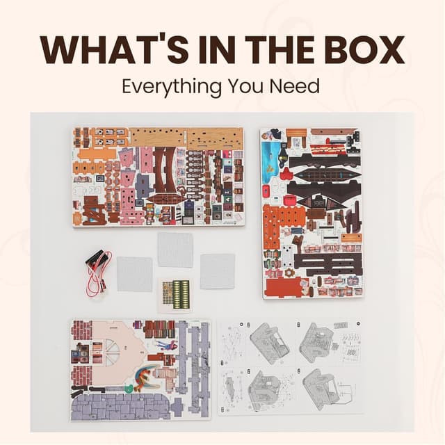 Thumbnail 1 de Book Nook Kit Floating Bookstore DIY