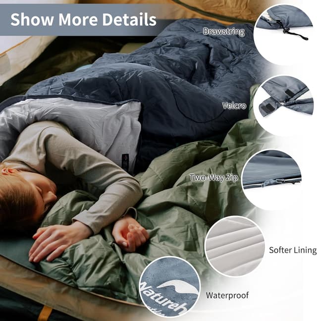 Thumbnail 4 de Naturehike Sacco a Pelo Oversize 220x85 cm