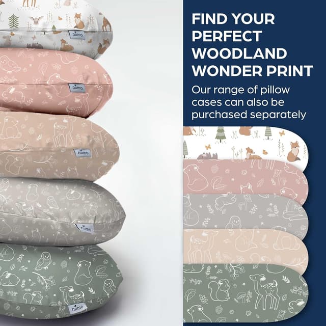 Detalle 2 de Niimo Nursing Pillow – Oeko-TEX® Standard 100 Ergonomic Baby Support Pillow (100% Cotton, Machine-Washable)