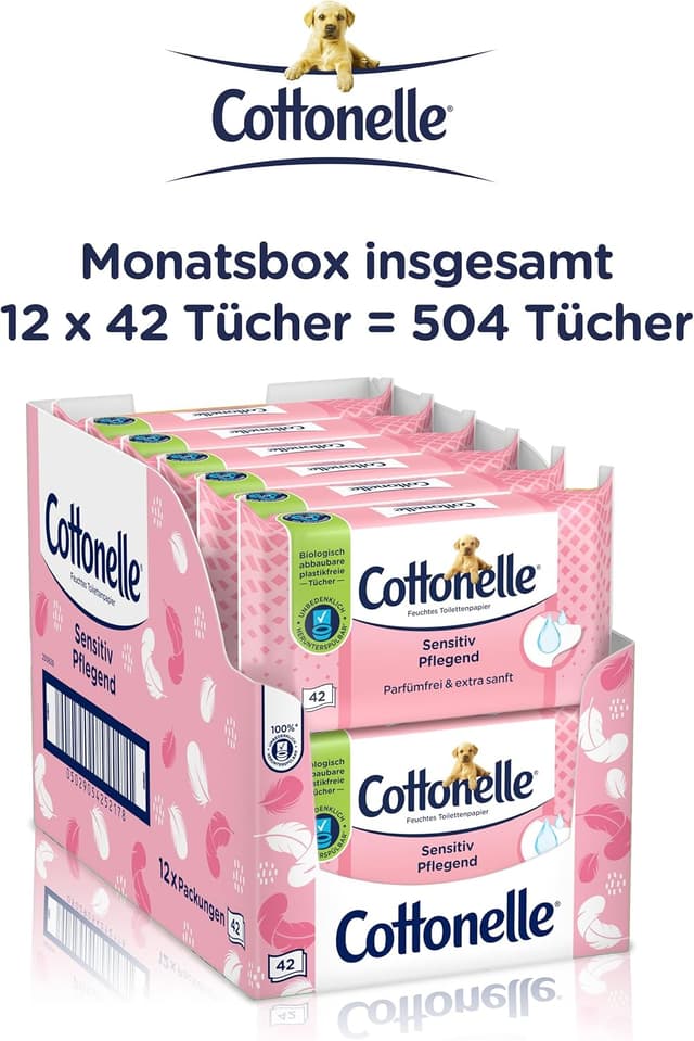 Thumbnail 6 de Cottonelle Feuchtes Toilettenpapier Sensitive 🚽