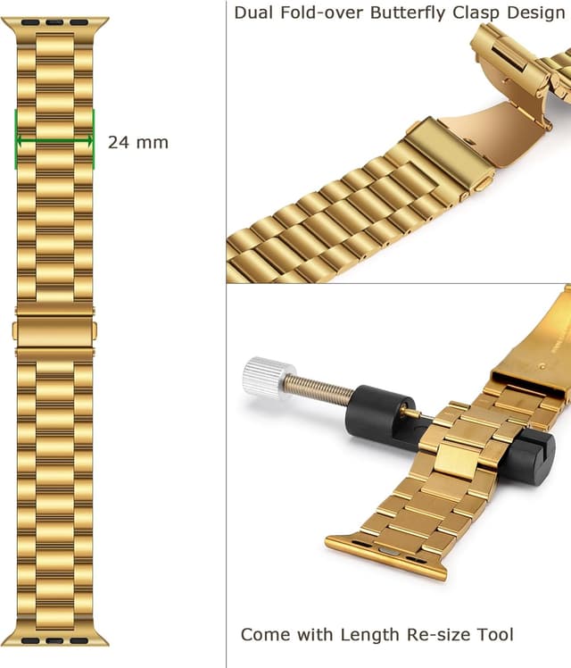 Thumbnail 4 de Tasikar Stainless Steel Strap for Apple Watch 49mm