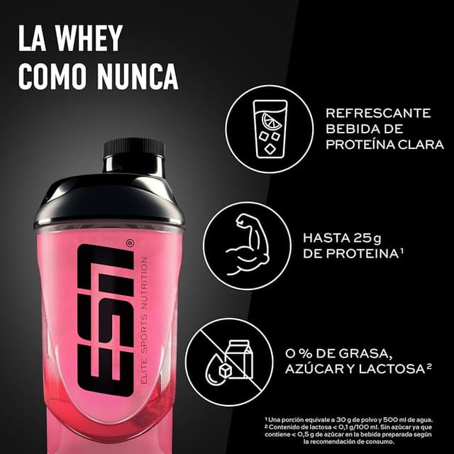 Thumbnail 6 de ESN ISOCLEAR Whey Isolate 908 g — Green Tea Honey 🥤
