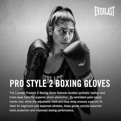 Detalle 2 de Everlast Prostyle 2 Boxing Gloves, 12 oz 🥊