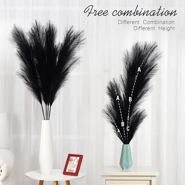 Thumbnail 3 de LinTimes Künstliches Pampasgras 110 cm