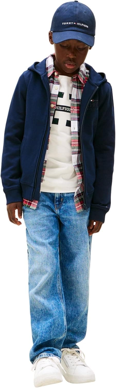 Thumbnail 4 de Tommy Hilfiger Tommy Icons Zip Through Hoodie Felpa Bambini