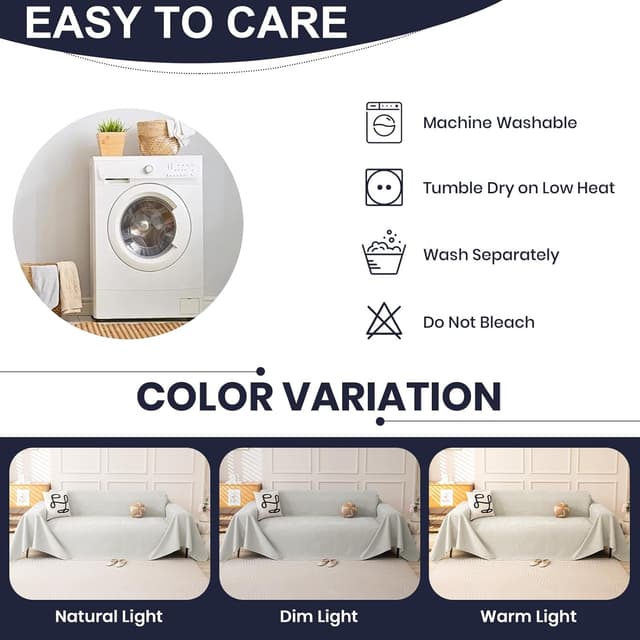 Thumbnail 6 de Royhom Telo copridivano 3 posti 180x340