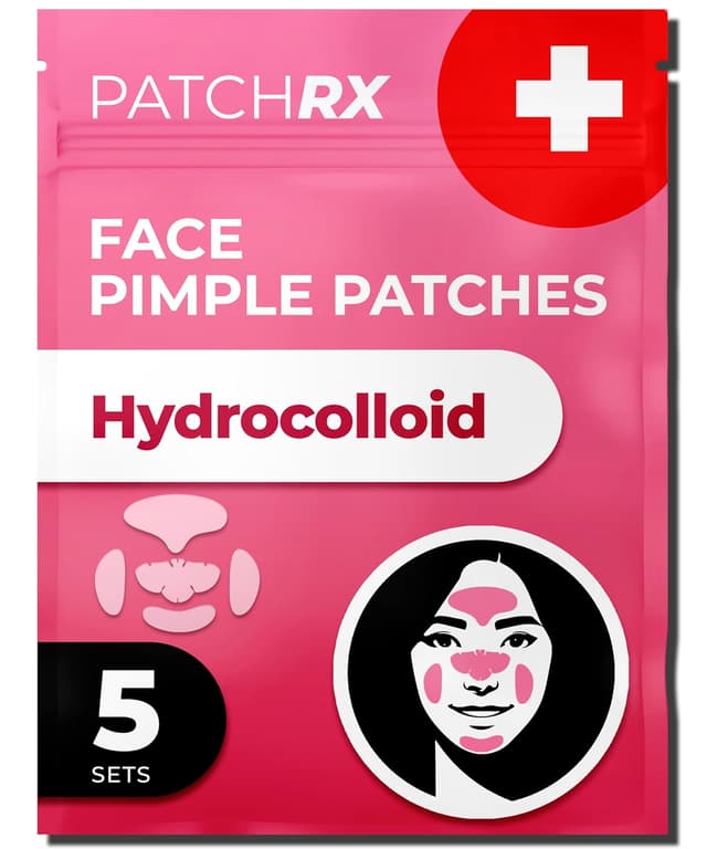 Detalle 2 de PatchRx Micro Needle Pimple Patch (18 Pack) - Non-Medicated Hydrocolloid Microdart Acne Patches