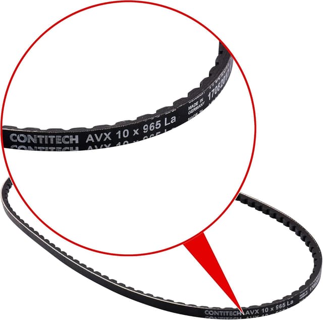 Detalle 2 de Continental Contitech AVX10X965 Courroie trapézoïdale : entretien fiable pour accessoires moteur