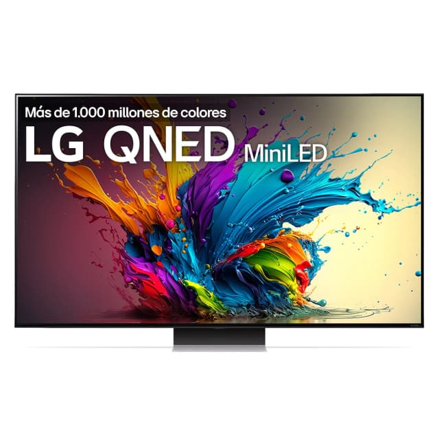 Detalle de LG QNED MiniLED 65QNED91T6A de 65" (4K) con Smart TV webOS 24, reacondicionado Grado C