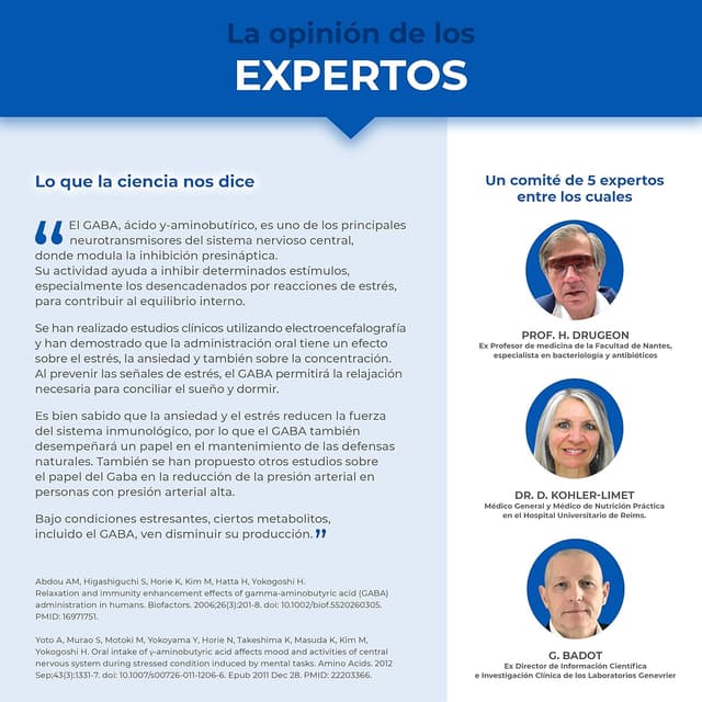 Thumbnail 5 de Gaba 750mg🌿 - Relajante Natural en Cápsulas Veganas (Francia)