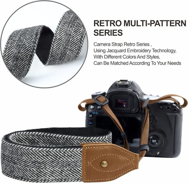 Thumbnail 4 de Padwa Lifestyle 2" Classic Crazy Horse Camera Strap