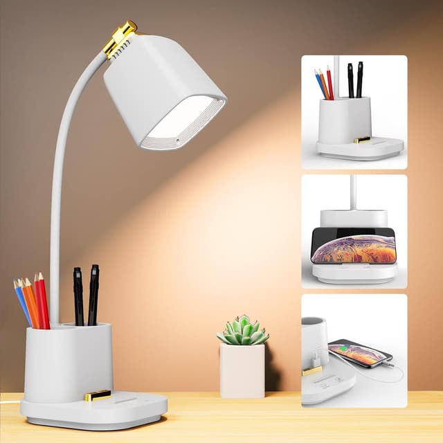 Detalle de GONDSILY LED Desk Lamp 5V USB charging