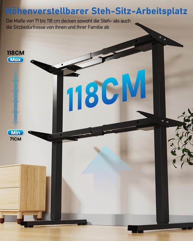 Thumbnail 6 de Xyndyx höhenverstellbare Gestell für Schreibtisch