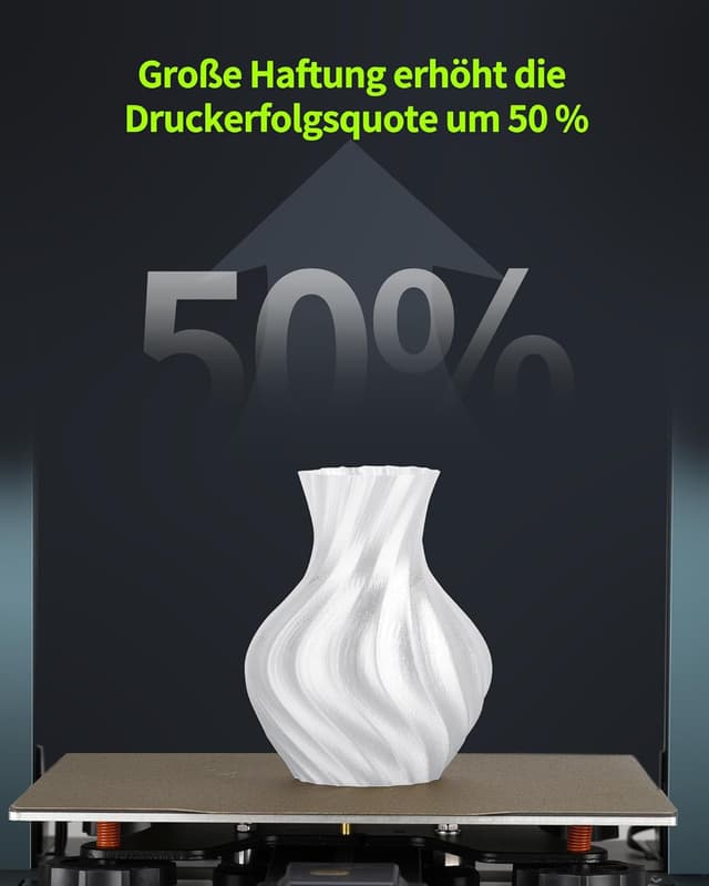 Detalle 2 de LANDU PETG Filament 1,75 mm Schwarz (1 kg, 1,75mm) für 3D-Druck – Maßhaltigkeit ±0,02 mm