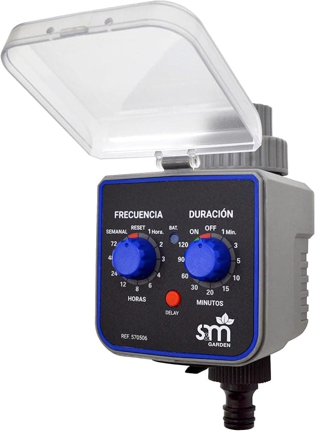 Imagen de S&M 590054 Programador de grifo 3/4" para riego automático en OfertitasTOP