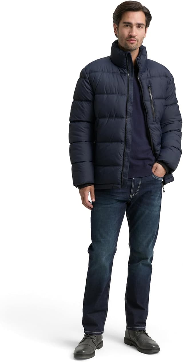 Detalle 2 de TOM TAILOR 1046974 Giacca da uomo: vestibilità comoda per l’uso quotidiano