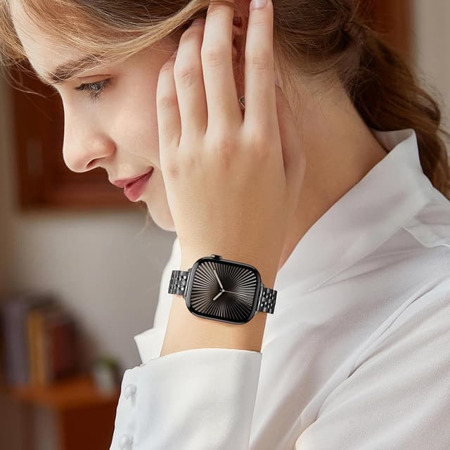 Detalle 1 de Anlinser metal Apple Watch strap 14 mm