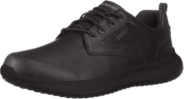 Detalle de Skechers Delson Antigo - Oxford Hombre Negro, Talla 41