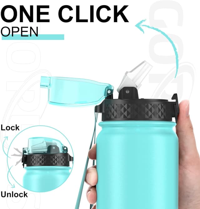 Thumbnail 1 de GOPPUS 1L Stainless Steel Water Bottle