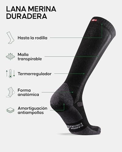 Detalle 2 de DANISH ENDURANCE Merino hasta la rodilla