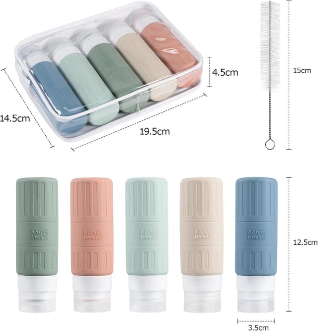 Thumbnail 6 de Carehabi Botellas de viaje 100 ml 5 unidades