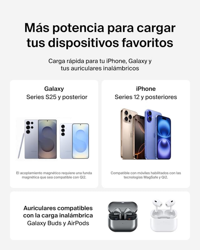 Thumbnail 6 de Belkin Cargador Inalámbrico 2 en 1 para iPhone y AirPods