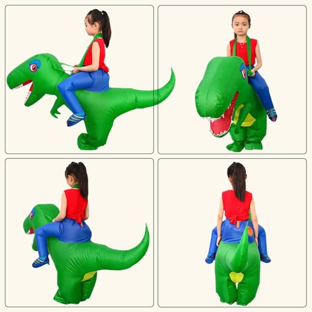 Thumbnail 1 de LOLANTA Costume dinosauro gonfiabile per bambini 3-6 anni
