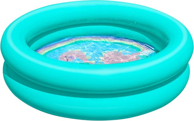 Detalle de Bestway Planschbecken Ø 61 x 15 cm, sortiert – aufblasbares Kinderbecken für Sommer-Spaß