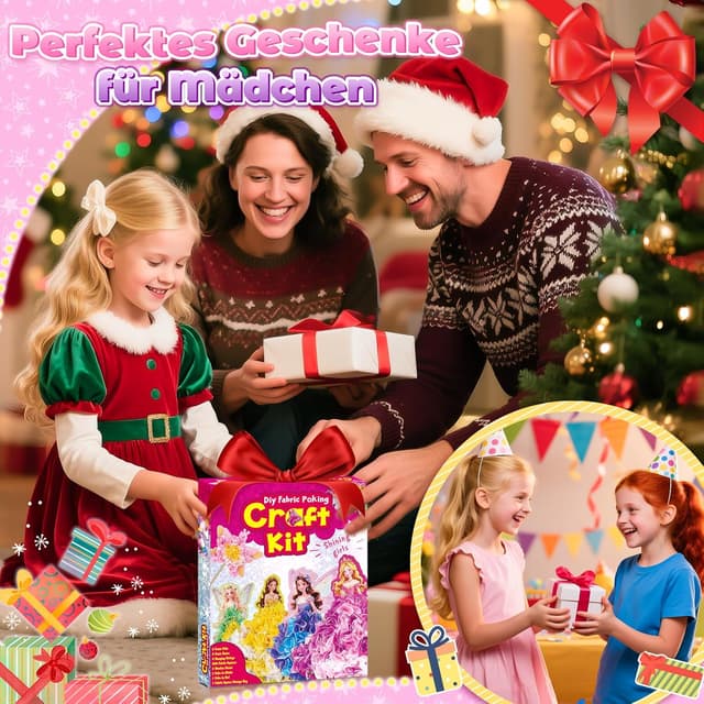 Thumbnail 5 de Prinzessin Bastelset Kinder 800+ Teile