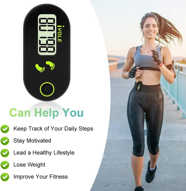 Thumbnail 4 de Flintronic Mini 3D Pedometer for Walking 🚶